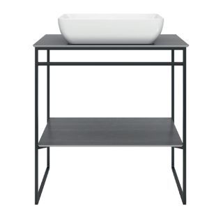 Kerama Marazzi Меал.сруктура PLAZA Next напольная 80 см, цв.черный матовый